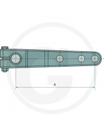 A.D.R Brzdová páka 240 mm